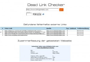 Dead Link Checker neu